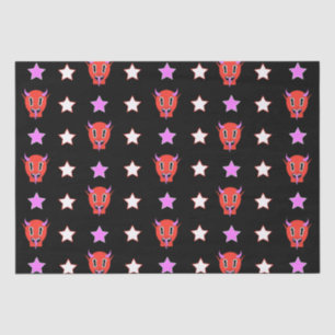 Duivel en sterren tissuepapier