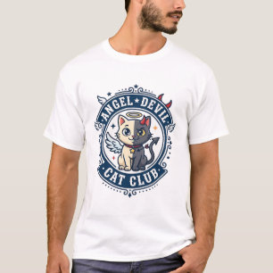 Duivel Engel Kat Kat Moeder Cadeau Idee - Engel Du T-shirt
