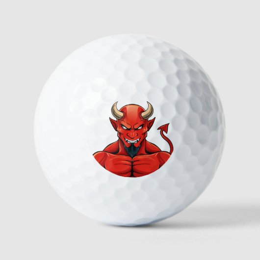 Duivel golfballen (Voorkant)