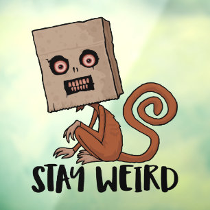 duivel, hel, schattig, demon, kwaad, satan, hallow raamsticker