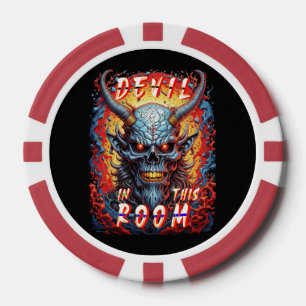 Duivel in deze kamer poker chips