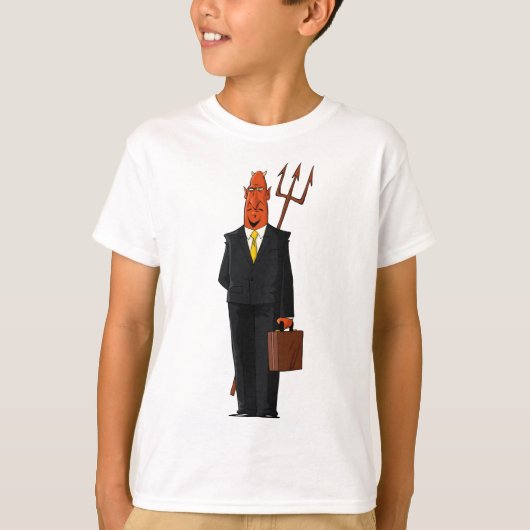 Duivel in een pak t-shirt (Voorkant)