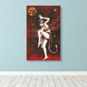  Duivel Lady Dancer Wrapped Canvas (Insitu (Houten vloer))