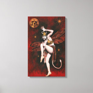 Duivel Lady Dancer Wrapped Canvas