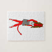 duivel meisje legpuzzel (Horizontaal)