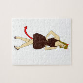 duivel meisje legpuzzel (Horizontaal)