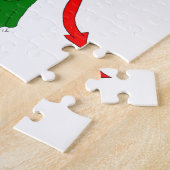 duivel meisje legpuzzel (Zijkant)