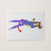 duivel meisje legpuzzel (Horizontaal)