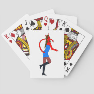 duivel meisje     pokerkaarten
