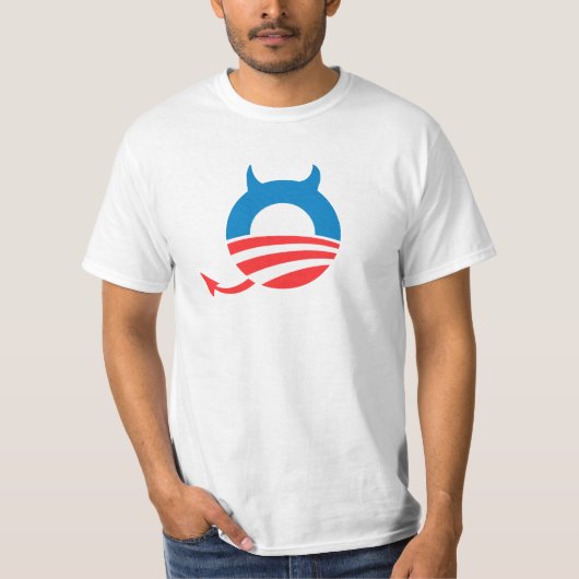 DUIVEL OBAMA T-SHIRT (Voorkant)