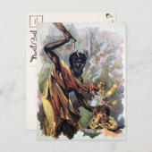 Duivel straft Briefkaart kind (Voorkant / Achterkant)