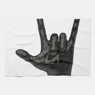 duivelhorens hand theedoek
