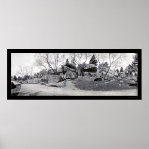 Duivels uit de burgeroorlog Den Foto 1909 Poster