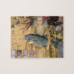  duivels Whimsical Renaissance Gothic Fish Legpuzzel