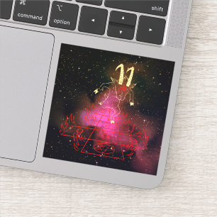 duivelse geit die halloween Gift voor satan Lover  Sticker