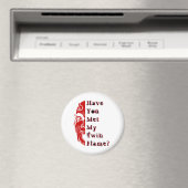 Duivelse Humor Twin Flame twinflameduivelspiegel Magneet (Insitu (Vaatwasser))