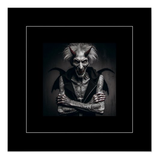 Duivelse Natuur door Chuck Vest Poster Perfect Poster (Voorkant)