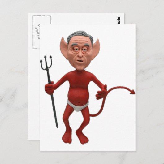 duivelse struik 01 briefkaart (Voorkant / Achterkant)