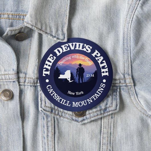 Duivelspad (rd2) ronde button 4,0 cm (In situ)