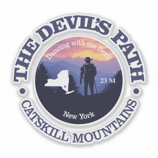 Duivelspad (rd2) sticker (Voorkant)