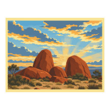 Duivelsstenen Australië Vintage Reis