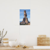 Duivelstoren Giant Tabby Poster (Keuken)