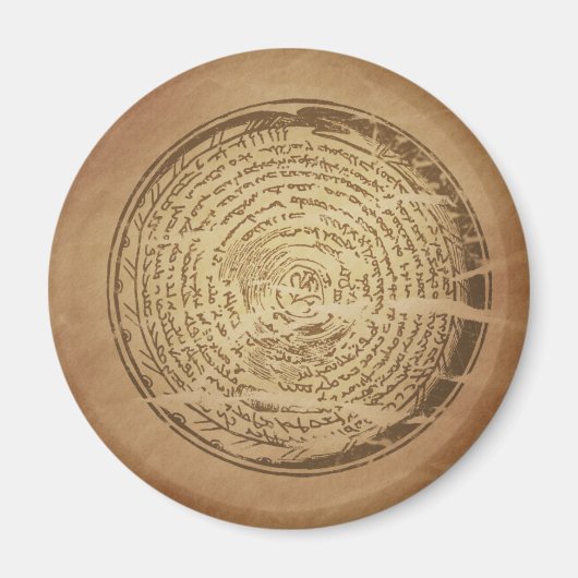Duivelsval Assyrische magische charmes Magneet (Voorkant)