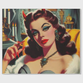  duivelsvrouw cadeaupapier (Vlak)