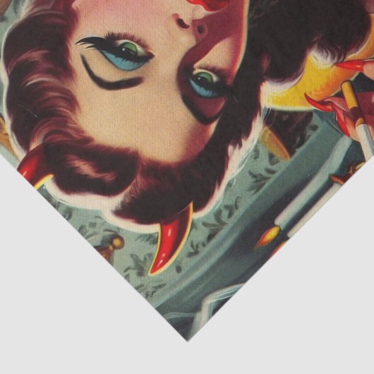  duivelsvrouw tissuepapier (Detail)