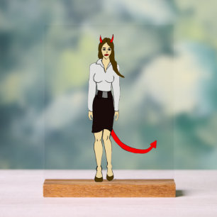 duiveltje acryl bord