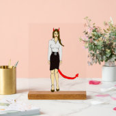 duiveltje acryl bord (Huwelijk)