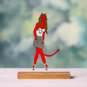 duiveltje acryl bord