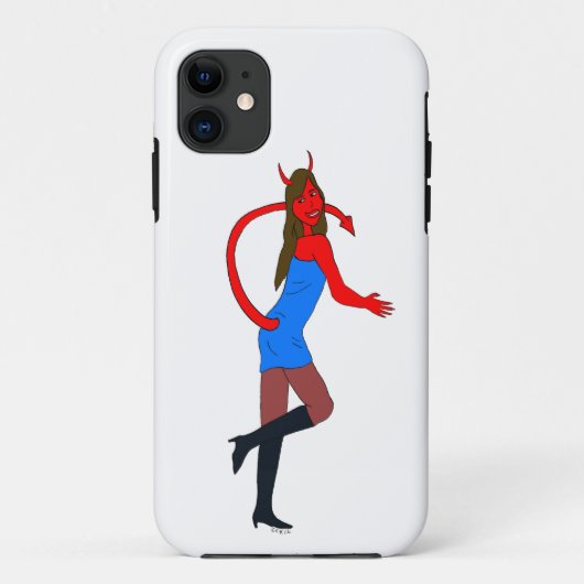 duiveltje Case-Mate iPhone case (Achterkant)