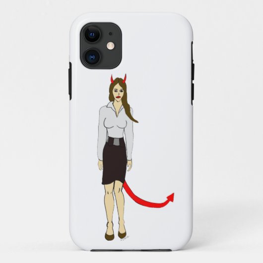 duiveltje Case-Mate iPhone case (Achterkant)