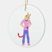 duiveltje keramisch ornament (Links)