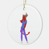 duiveltje keramisch ornament (Links)