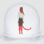 duiveltje sneeuwbol (Achterkant)