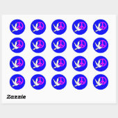 duivelvrede ronde sticker (Vel)