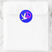 duivelvrede ronde sticker (Tas)