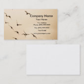 Duiven aan de hemel visitekaartje (Voorkant / Achterkant)