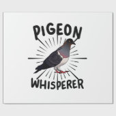 duiven - duivenduivel cadeaupapier (Vlak)