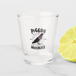 duiven - duivenduivel shot glas
