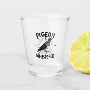duiven - duivenduivel shot glas