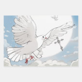 Duiven en Cross Harmony Inpakpapier Vel (Voorkant 3)