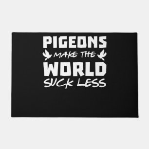Duiven Joke Pigeon Vogelvogels Foktieren Deurmat