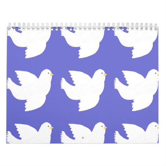 duiven schilderen kunst kalender (Hoes)
