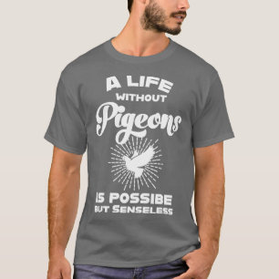 Duiven van duivenduiven van trekvogels t-shirt