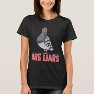 Duiven zijn draden van duiven en andere vogels t-shirt