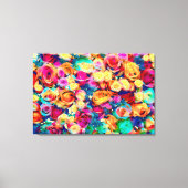 Duivende Rozen Canvas Afdruk (Voorkant)