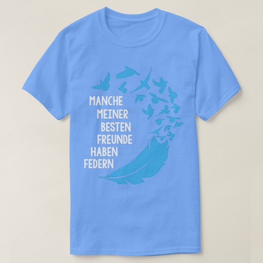 Duivenduif reuzenduivenveer 2 t-shirt (Design voorkant)